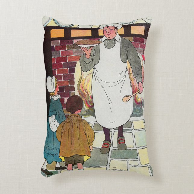 Pat-a-cake, pat-a-cake, Baker's man Dekokissen (Vorderseite(Vertikal))