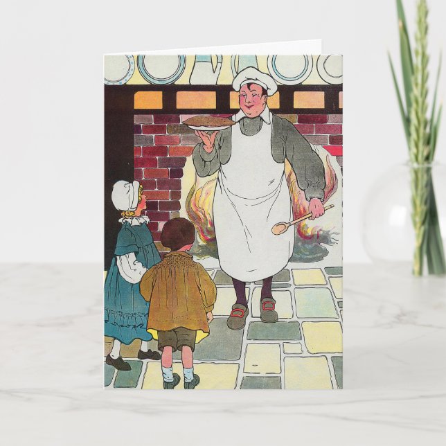 Pat-a-cake, pat-a-cake, Baker's man Karte (Vorderseite)