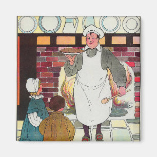 Pat-a-cake, pat-a-cake, Baker's man Magnet