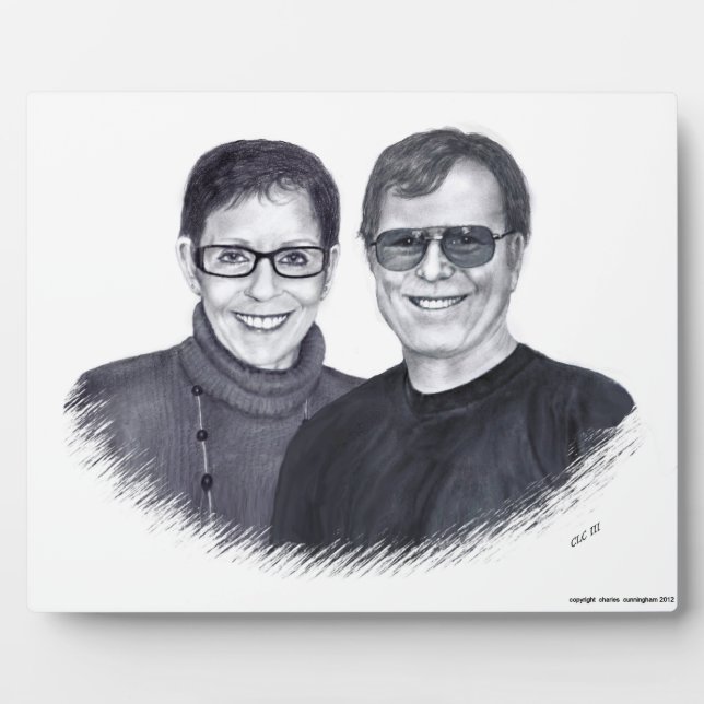 Pat and Margie's Plaque Fotoplatte (Vorderseite)