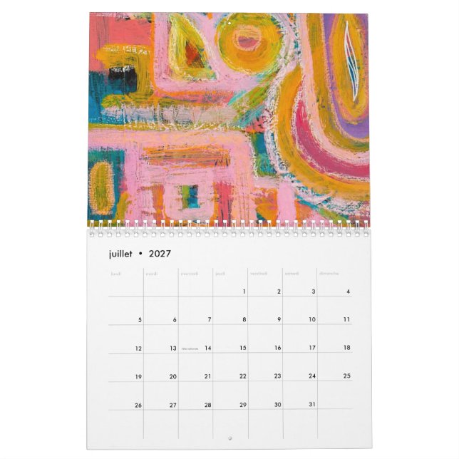 Pat-Blanche-Art-2025-Kalender Kalender (Jul 2027)
