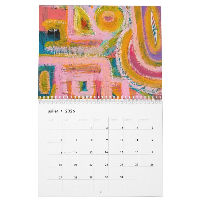 Pat-Blanche-Art-2025-Kalender Kalender (Jul 2026)