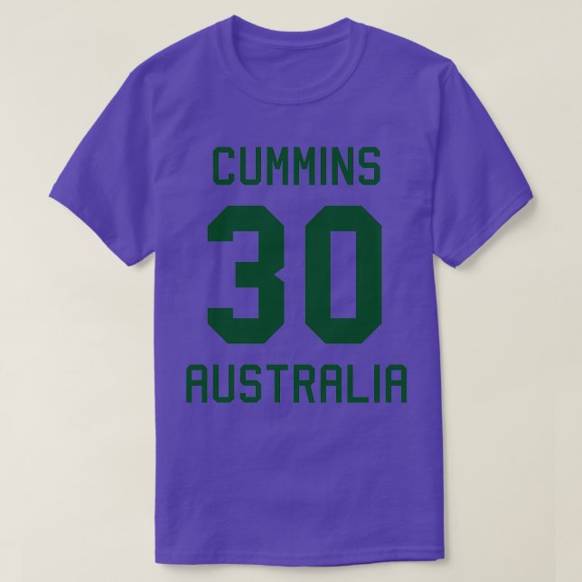 Pat Cummins 30 Australian Cricket Jersey 1 T-Shirt (Design vorne)
