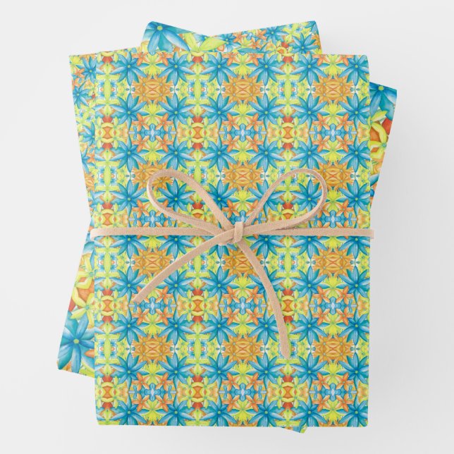 Pat Mosaic Geschenkverpackung Papier Set (Beispiel)