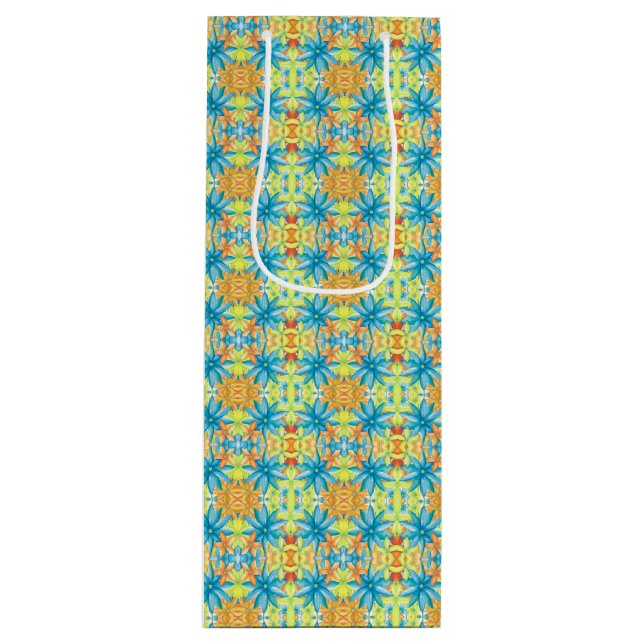 Pat Mosaic Gift Bag Geschenktüte Für Weinflaschen (Vorderseite)