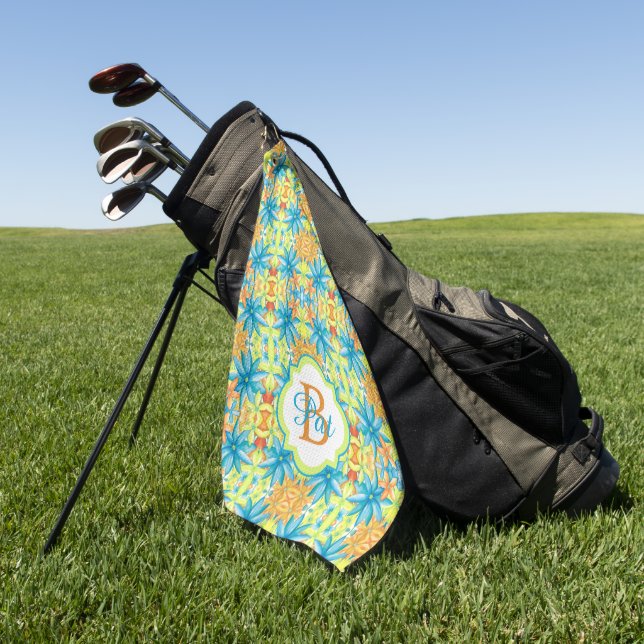Pat Mosaik-Golfhandtuch Golfhandtuch (Gras)