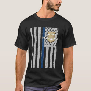 Pat the American Flag Essential Police Law Enforce T-Shirt