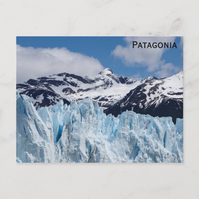 Patagonia Argentina Mountain Glacier Travel Foto Postkarte (Vorderseite)