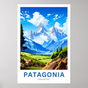 Patagonia Argentina Travel Print Poster