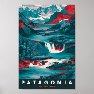 Patagonia Argentinien Berühmter Reiseort Poster