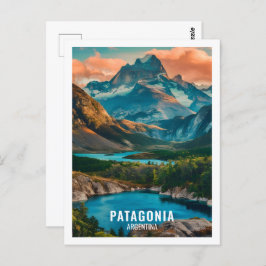 Patagonia Argentinien Berühmter Reiseort Postkarte
