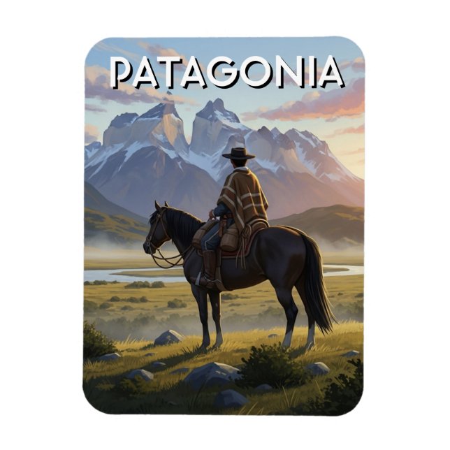 Patagonia Chile Magnet (Vertikal)