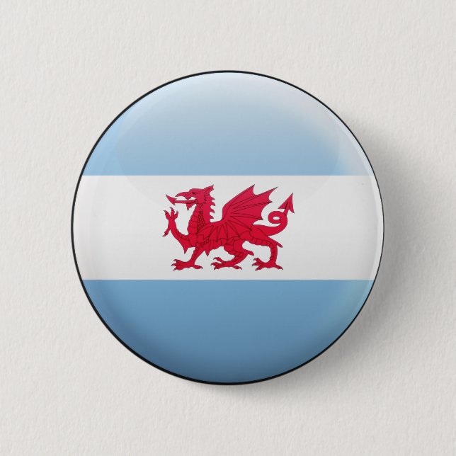 Patagonia-Flagge Button (Vorderseite)