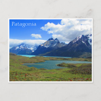 Patagonia lago postkarte