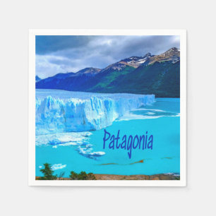 Patagonia South America Glacier and Mountains Serviette