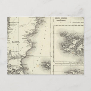 Patagonia South Orkney Falkland Islands Postkarte
