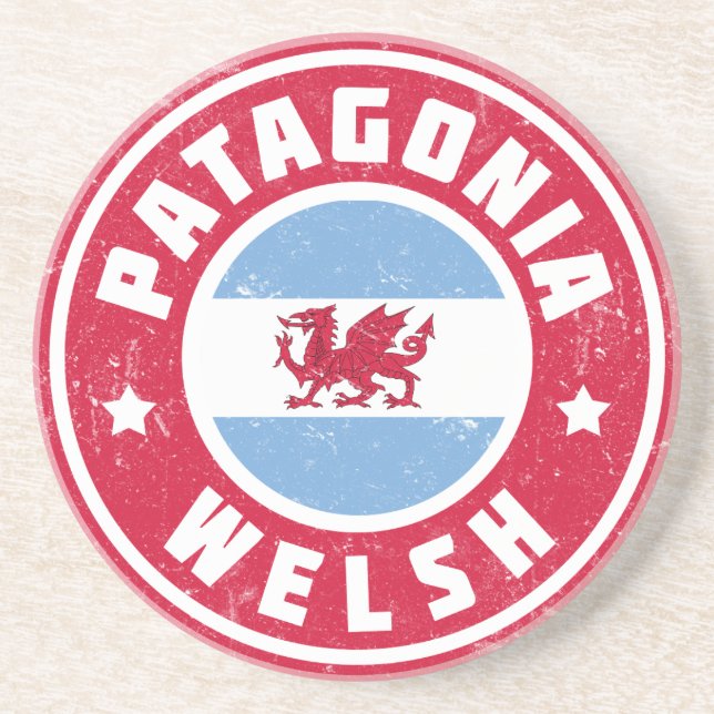 Patagonia Welsh Flag Getränkeuntersetzer (Vorne)