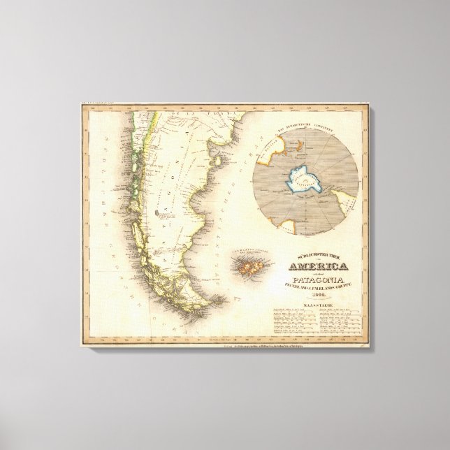 Patagonien, Argentinien Leinwanddruck (Vorderseite)