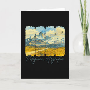 Patagonien Argentinien Reisender Pinselstrich Pata Karte