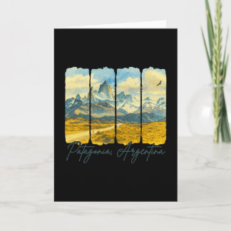 Patagonien Argentinien Reisender Pinselstrich Pata Karte