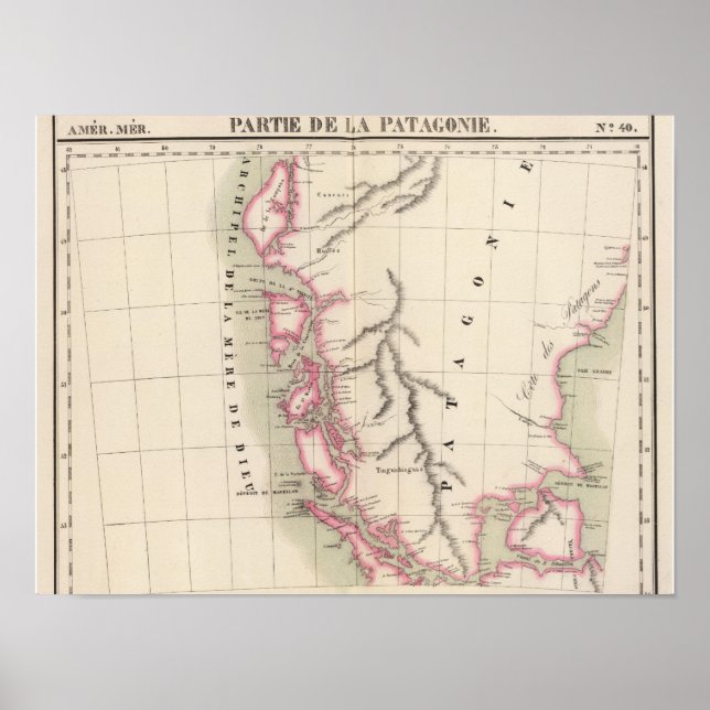 Patagonien, Südamerika 40 Poster (Vorne)