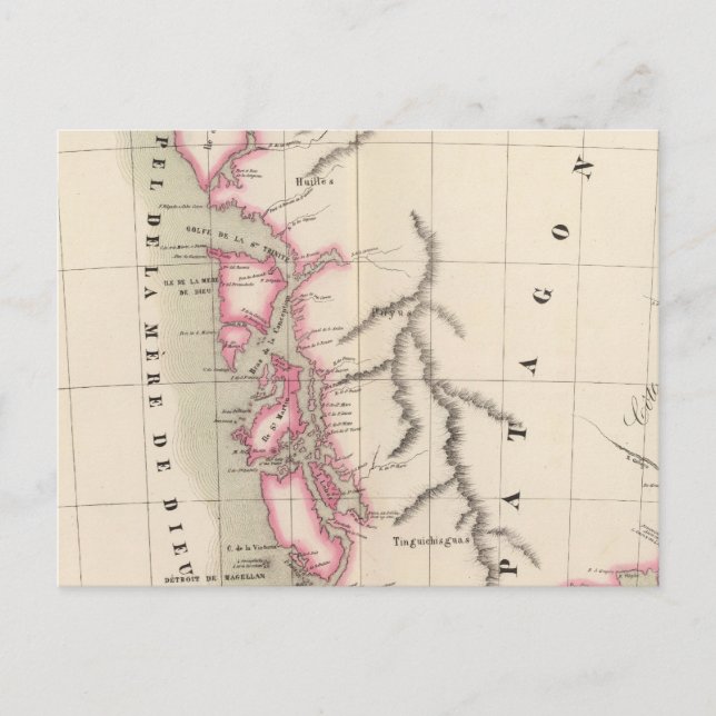 Patagonien, Südamerika 40 Postkarte (Vorderseite)