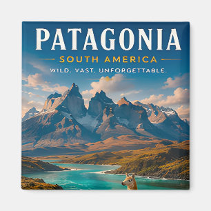 🏔️ Patagonien Wilde Berglandschaft Home Decor Magnet