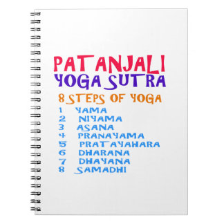 PATANJALI Yoga Sutra Zusammenstellungs-Liste Notizblock