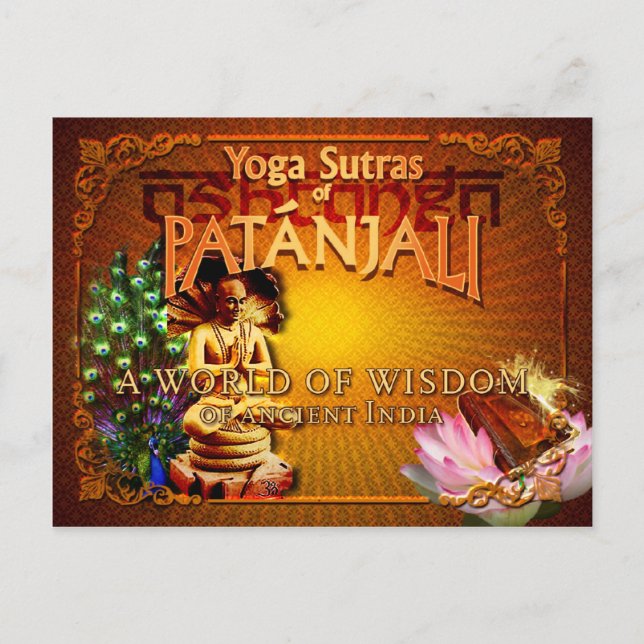 PATANJALI - Yoga Sutras Postkarte (Vorderseite)