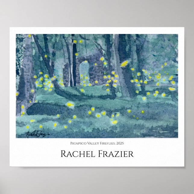 Patapsco Valley Fireflies Poster (Vorne)