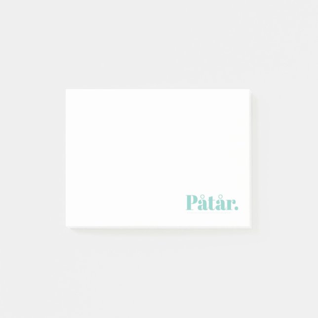 Påtår Post-it-Hinweise Post-it Klebezettel (Vorderseite)