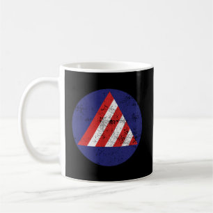 Patch für den Vintagen Zivilen Raid-Warden Kaffeetasse