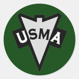 Patch für die militärische Akademie Runder Aufkleber