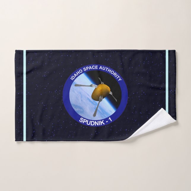 Patch für die Satellitenmission von Idaho Spudnik Handtuch (Handtuch)
