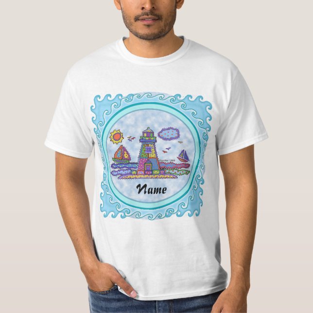Patch Leuchtturm-T - Shirt (Vorderseite)