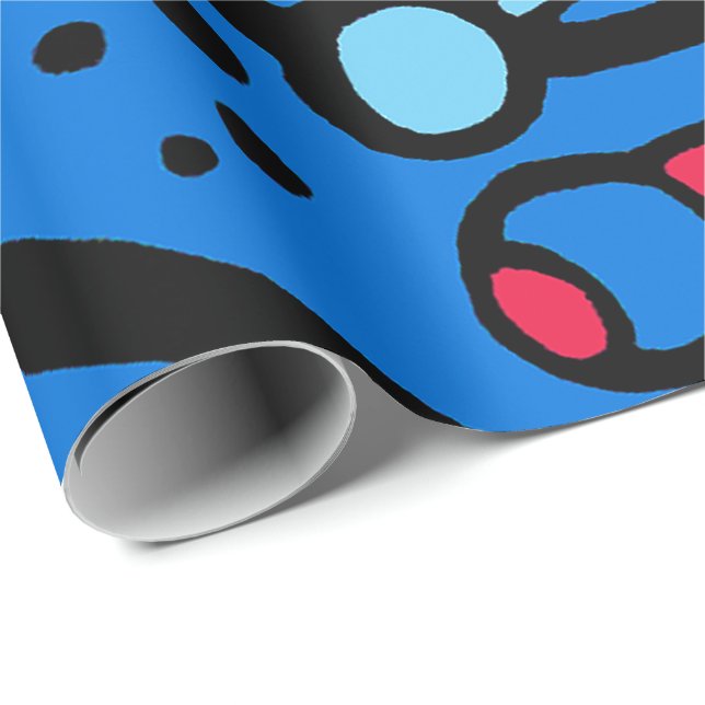 Patch-Logo für die Mir-Cassiopee-Mission Geschenkpapier (Rolleneckpunkt)