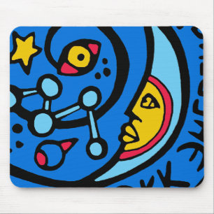 Patch-Logo für die Mir-Cassiopee-Mission Mousepad