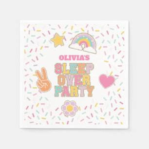 Patch Preppy Pyjamaparty Geburtstag Serviette