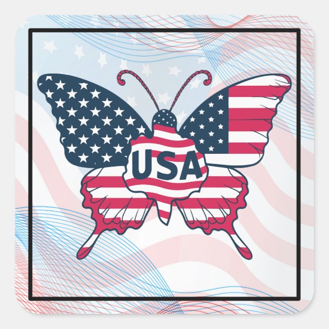 Patch Quadratischer Aufkleber (Vorderseite)