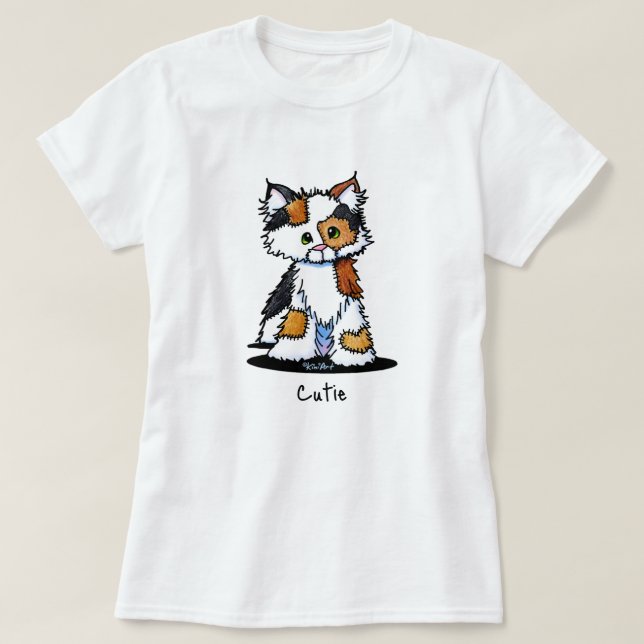 Patches Calico Cat T-Shirt (Design vorne)