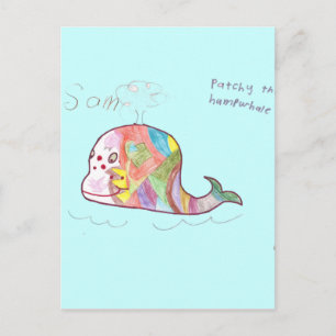 PATCHIEREN SIE DIE HUMMPWALE POSTKARTE