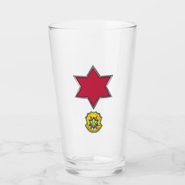 Patchinsignien der 6. Infanterieabteilung Glas (Vorderseite)