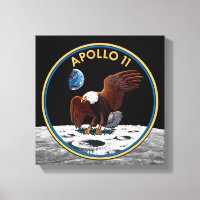 Patchinsignien der NASA Apollo 11 Moon Landing Lun