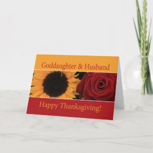 Patchtochter & Ehemann Erntedank Card Feiertagskarte