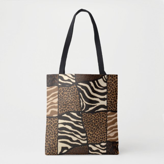Patchwork Afrikanisches Tiermuster - Bold & Cultur (Vorderseite)