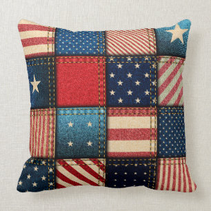 "Patchwork Americana" DURCH PILLOW Kissen