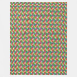 Patchwork Äquatoriales Guinea-Flag-Muster Fleecedecke