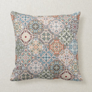 Patchwork aus quadratischen Pflastern Kissen