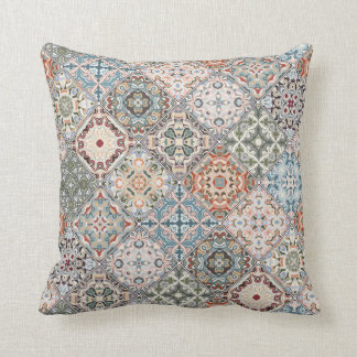 Patchwork aus quadratischen Pflastern Kissen