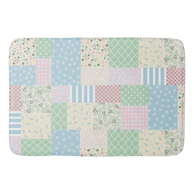 Patchwork Badematte (Vorderseite)